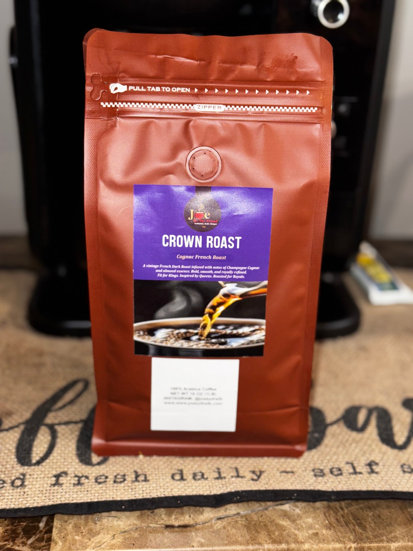 Crown Roast – A dark classic with a royal twist.